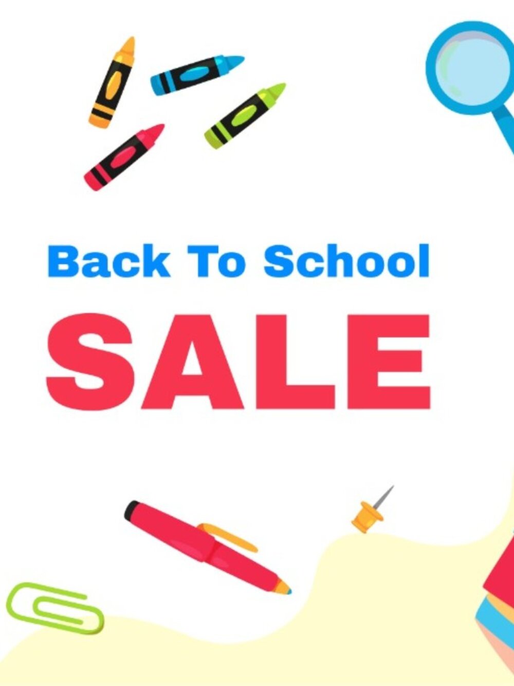 OUR Annual Back to School Sale Starts NOW!